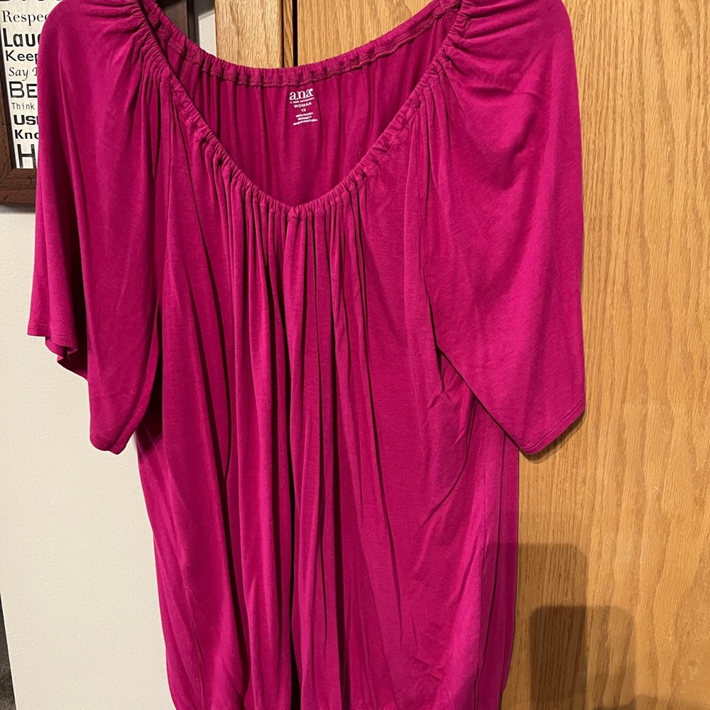 ANA SHORT SLEEVE TOP SIZE 1x